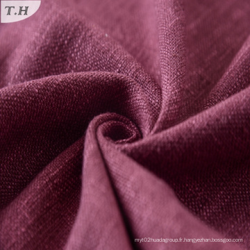 Viscose Linen Polyester Blend Dobby Sofa Tissu d&#39;ameublement